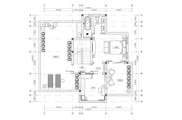 别墅住宅CAD平面图