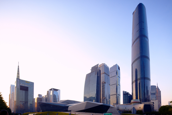 珠江新城西塔图片