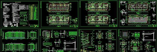 全套建筑CAD施工图