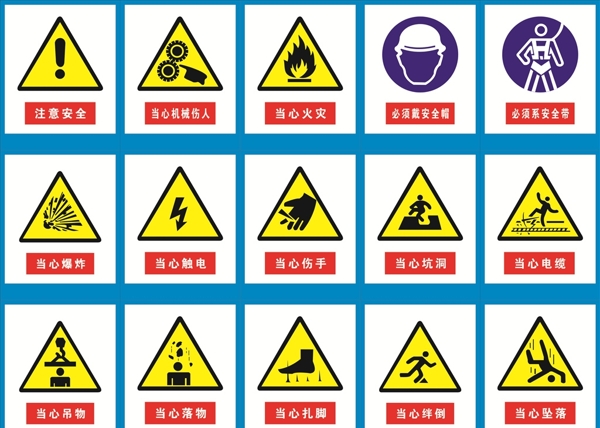 安全标识警示标志