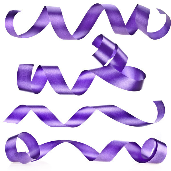 高清丝带摄影图片