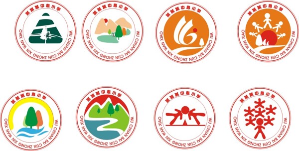 柏树村logo设计