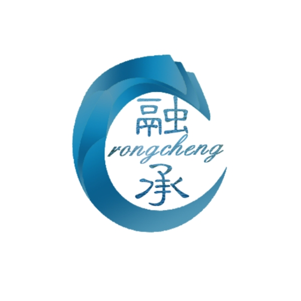 蓝色简约融承LOGO