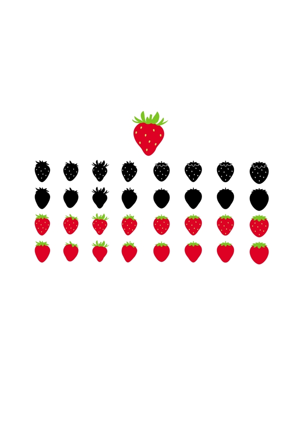 草莓矢量图合集