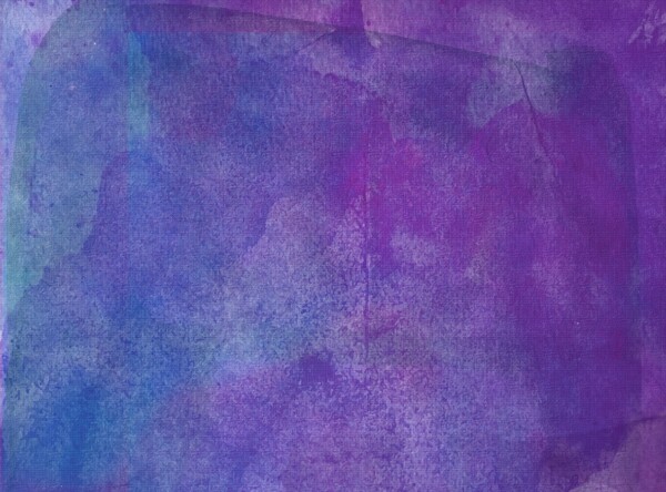 蓝紫色交融水彩背景