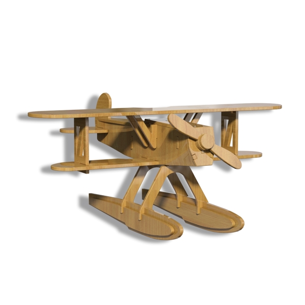 木制的玩具飞机