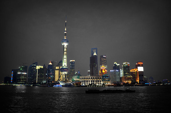 上海2010外滩夜景图片