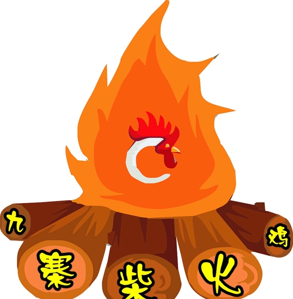 九寨柴火鸡LOGO