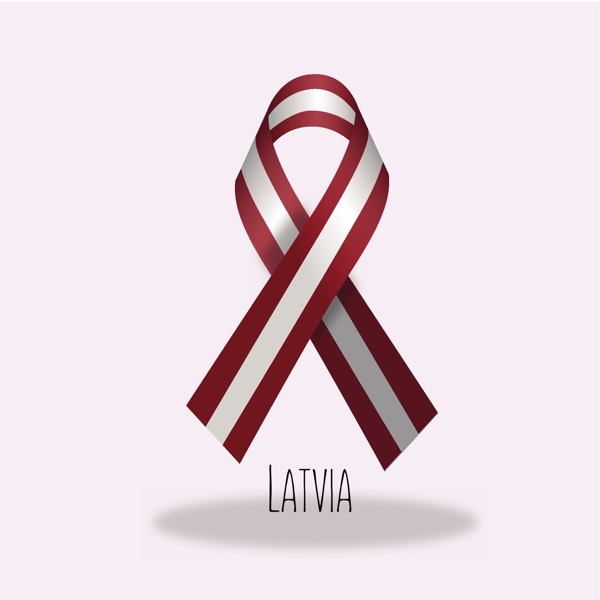 拉脱维亚旗带设计