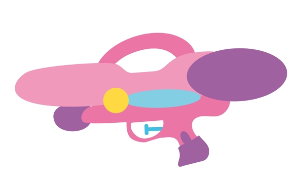 粉色的玩具插画