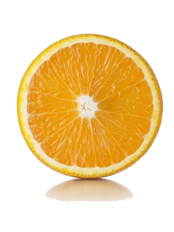 免抠切开橙子