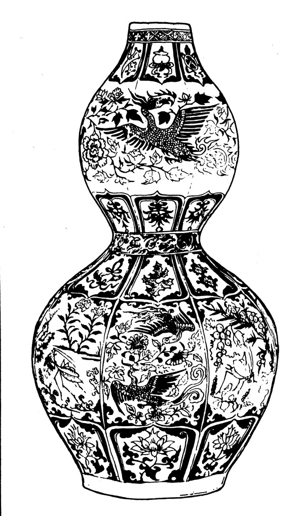 器物图案元明时代图案中国传统图案286