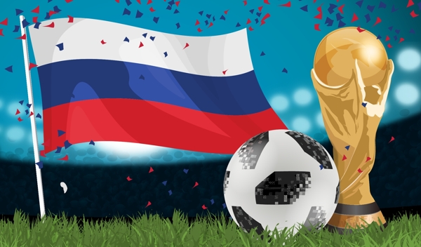 2018俄罗斯世界杯矢量素材
