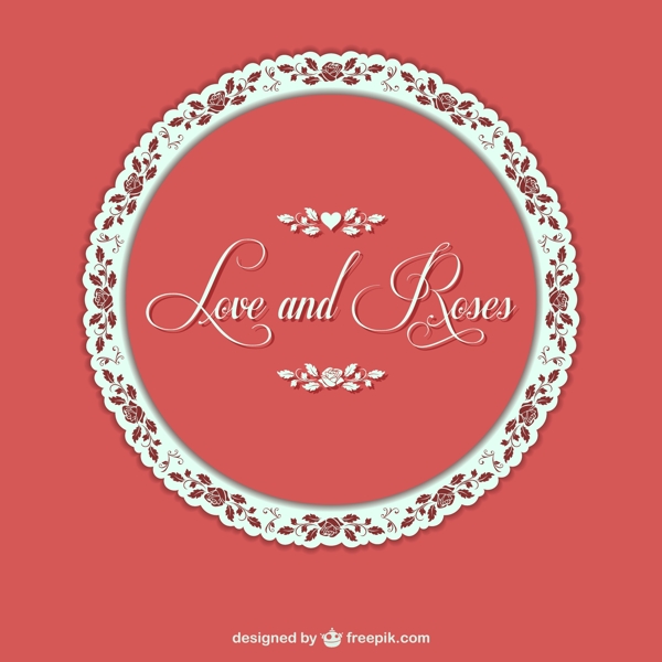爱情和玫瑰婚礼的邀请