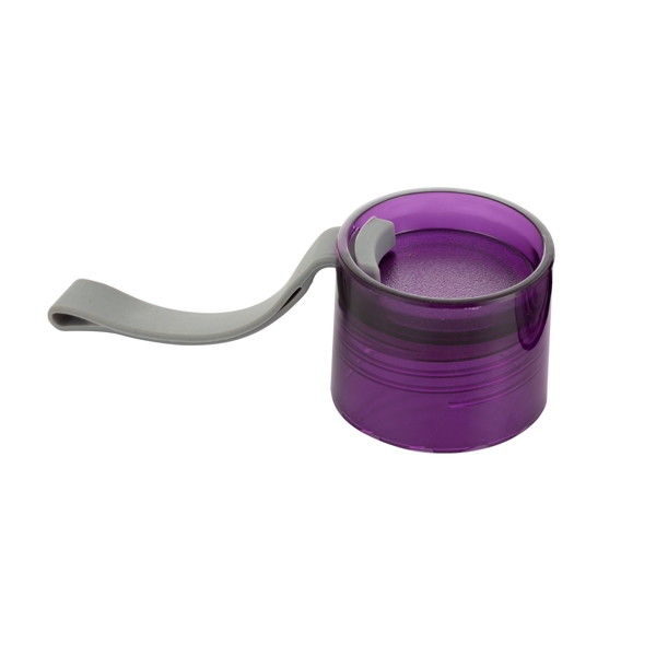 紫色圆柱杯子盖子元素