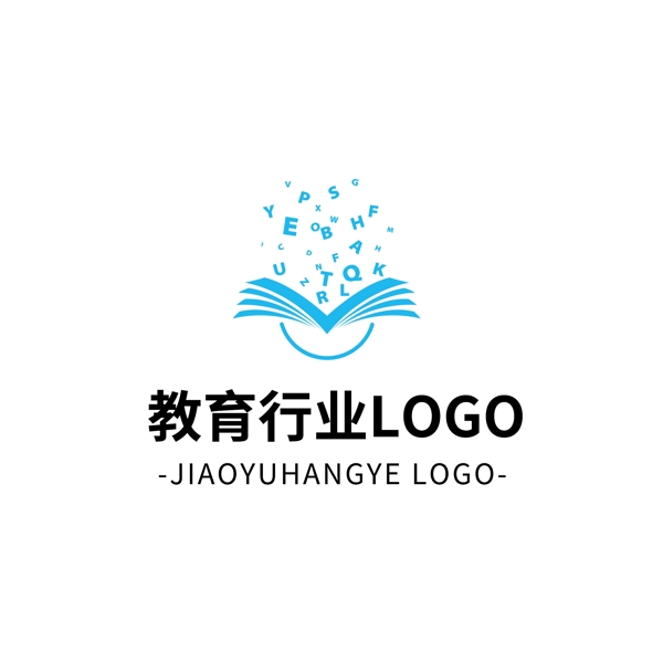 简约大气创意教育行业logo标志设计