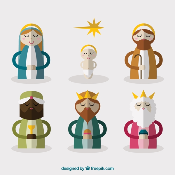 耶稣诞生角色