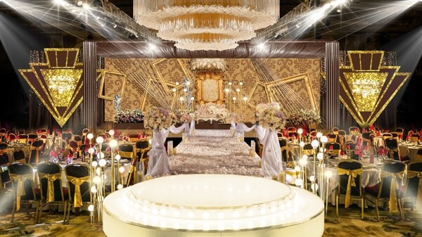 婚礼主题设计大厅效果图