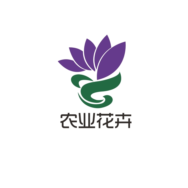 农业花卉logo设计