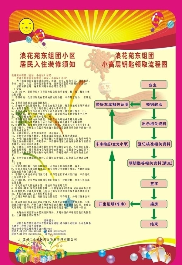 四方物业钥匙领取流程