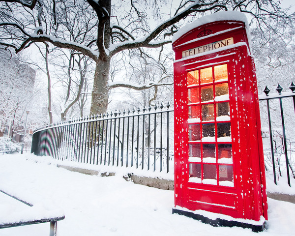 伦敦雪天图片