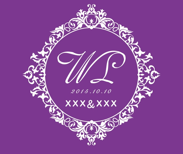 婚礼主题logo设计
