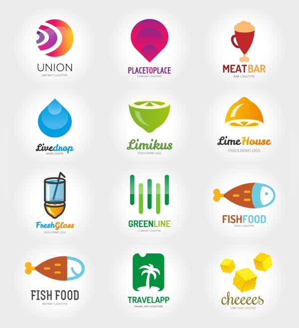 食品标识标志图标