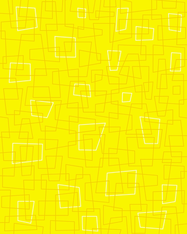黄色几何图形布料印花