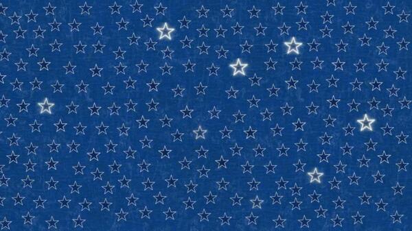 梦幻神秘蓝色星星闪动背景视频素材