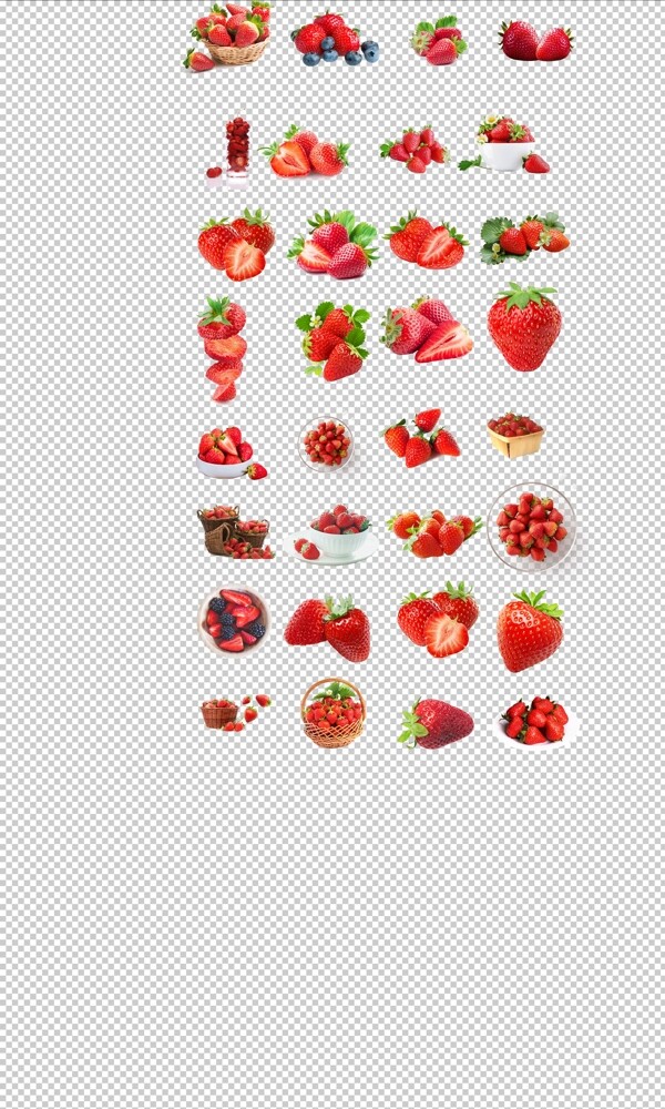 新鲜大草莓健康有机绿色营养水果