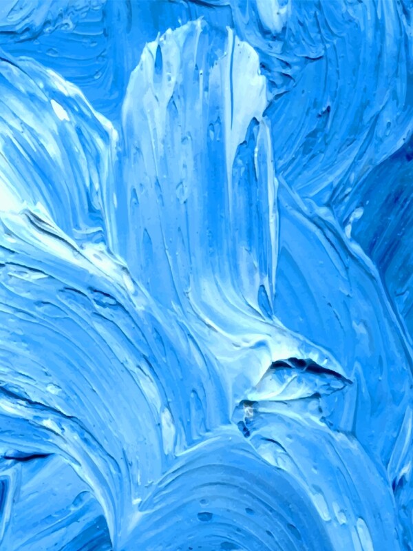 蓝色质感水彩油漆纹理背景