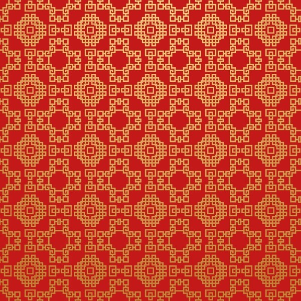 红色过年中国传统纹理背景矢量