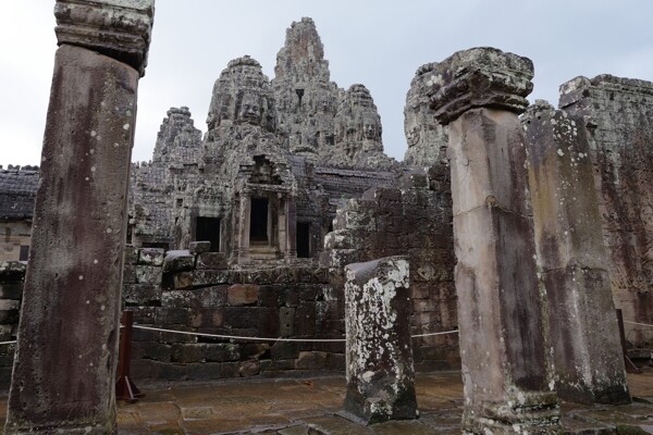 柬埔寨巴戎寺风景