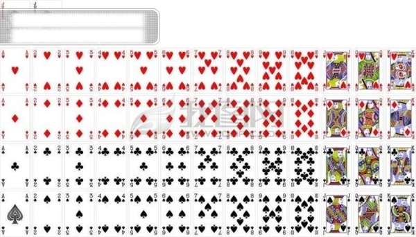 扑克牌54张CDR格式