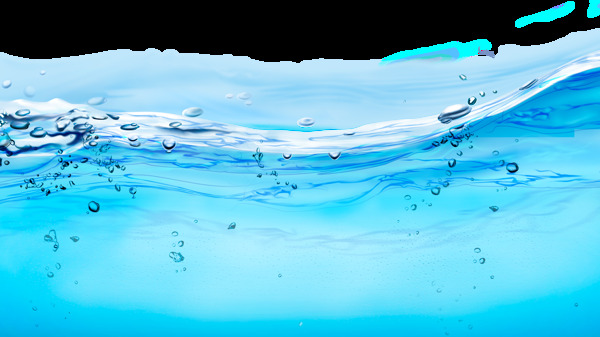 蓝色海洋河水png元素素材