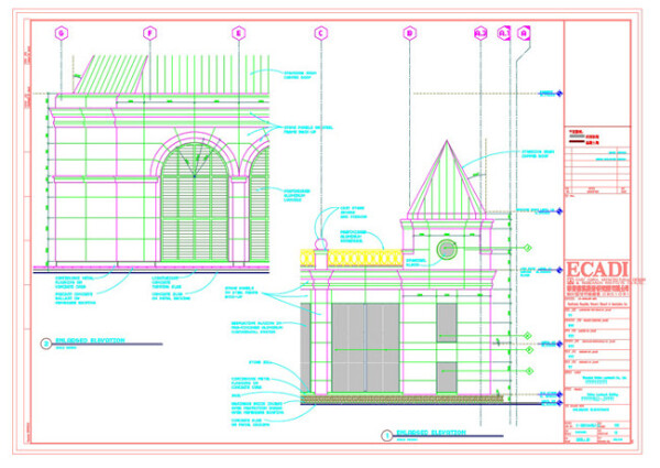 楼房布景CAD图纸