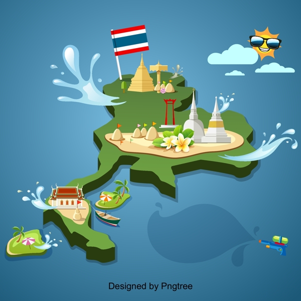 泰国旅游景点地图