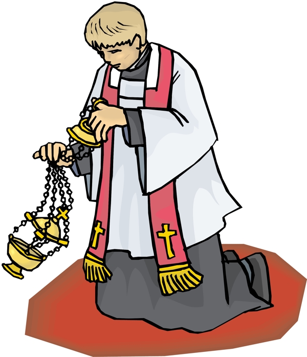 宗教人物卡通矢量EPS0251