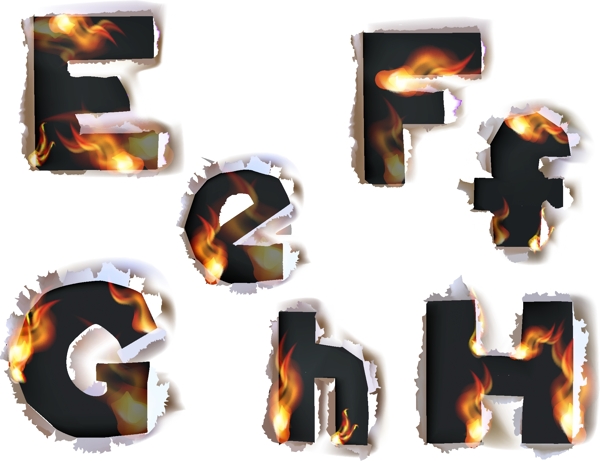 燃烧的字母