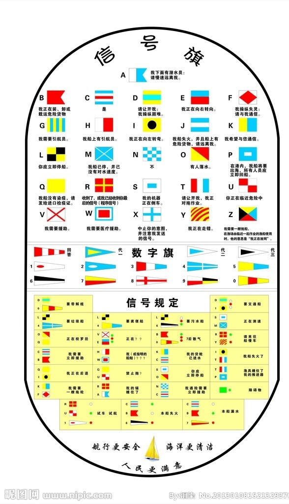 信号旗图片