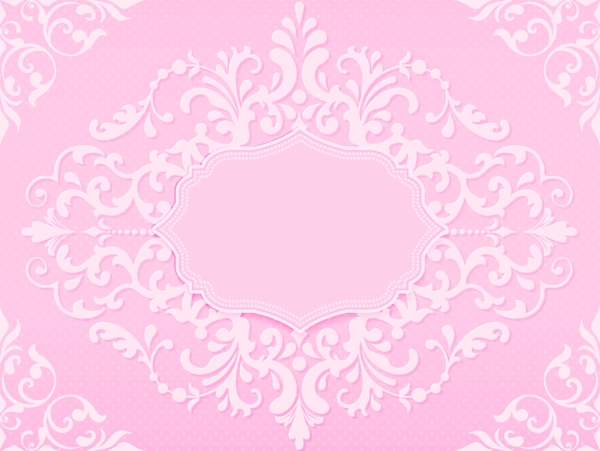 粉色欧式背景墙