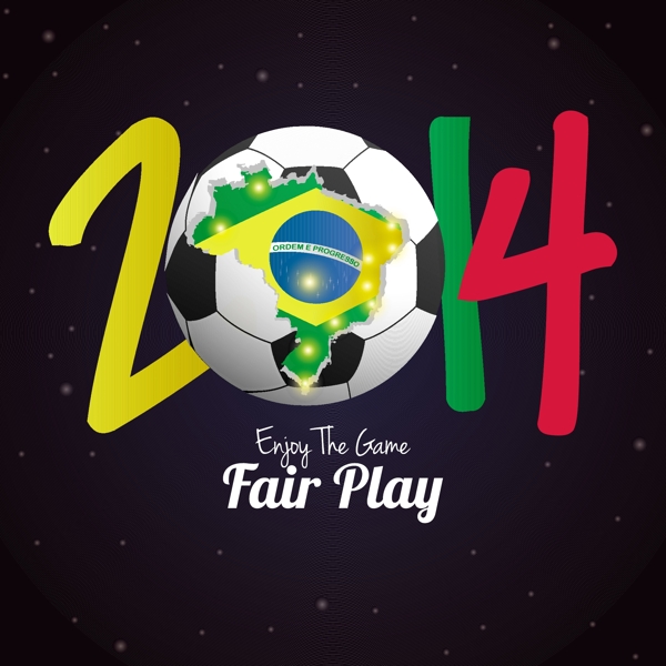 2014足球世界杯海报