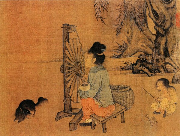 古代人物宫廷人物人物壁画中国文化人物画像中国风中华艺术绘画