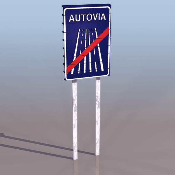 AUTOV交通标示牌