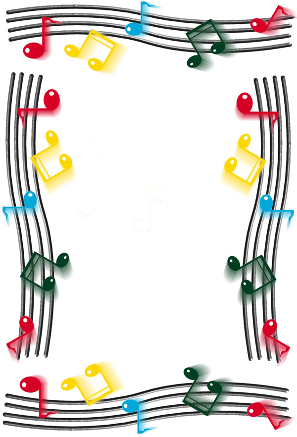 音符边框图片