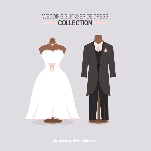 结婚礼服和新娘礼服