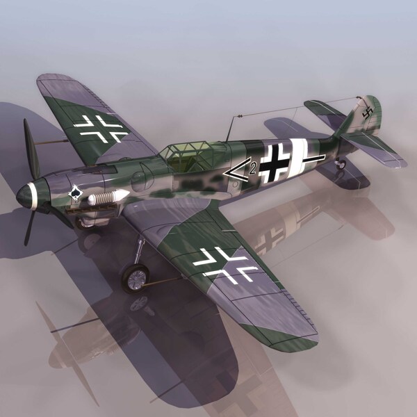 纳粹BF109G战斗机