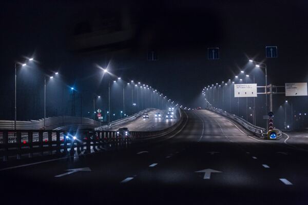 高速夜景