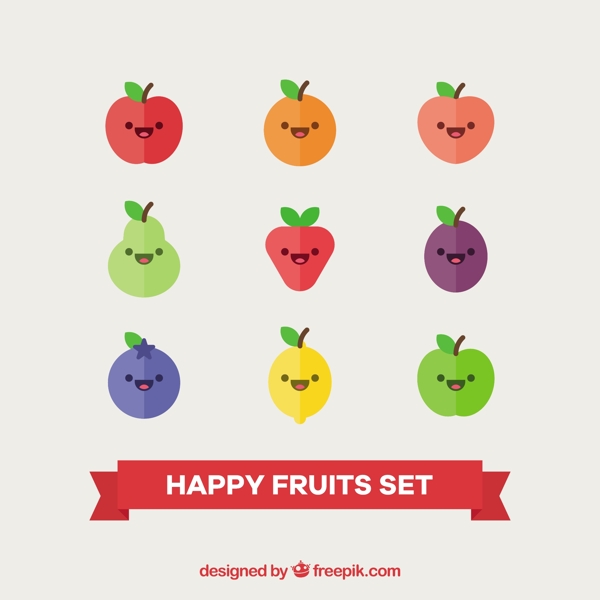 快乐水果表情图标