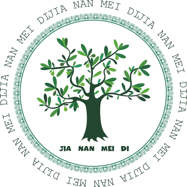 logo橄榄树矢量